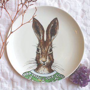 West Elm Rachel Kozlowski Rabbit Plate